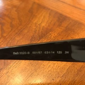 Dolce & Gabbana black sunglasses